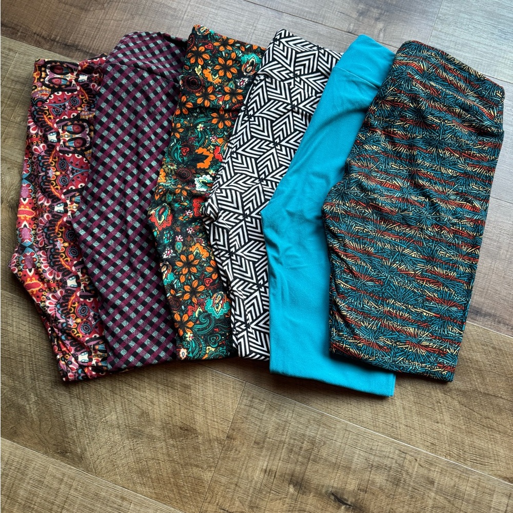 LuLaRoe Vibrant Leggings Collection Colorful Patterns and Comfort